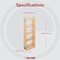 Rev-A-Shelf Maple Veneer, Light Brown, 5 in W, 32.15 in H, 10.75 in D, 10.75 in L, Light Brown 448-BBSCWC36-5C - alternate 4